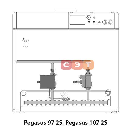 Котел напольный (открытая камера сгорания, одноконтурный) Ferroli PEGASUS  97 2S